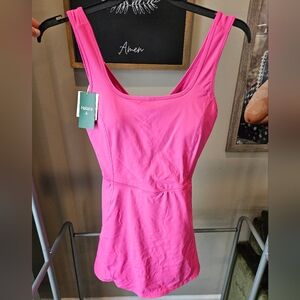 NWT Halara SoftlyZero Airy Athletic Dress Built In Shorts Pink Sz Large
